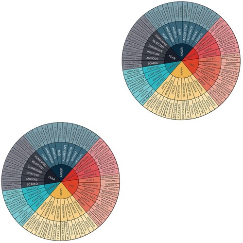 Reusable emotion wheel - reusable,